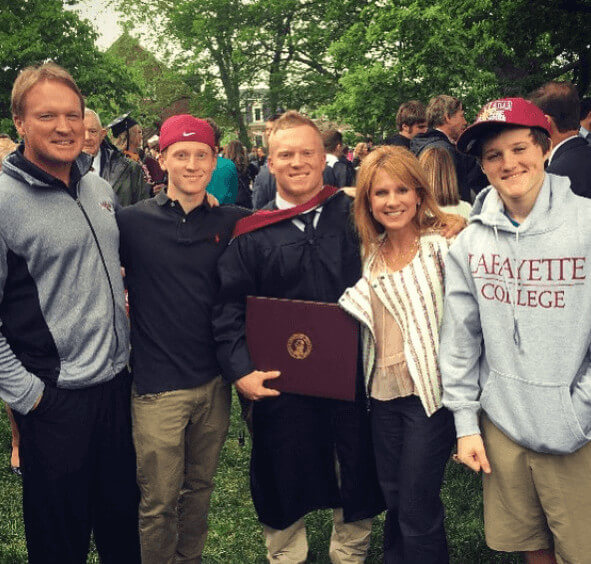 Cindy Gruden's son Deuce Gruden's Graduation Picture